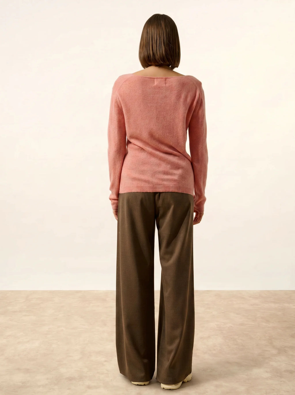 FIONA Sweater Crew Neck Heather Coral