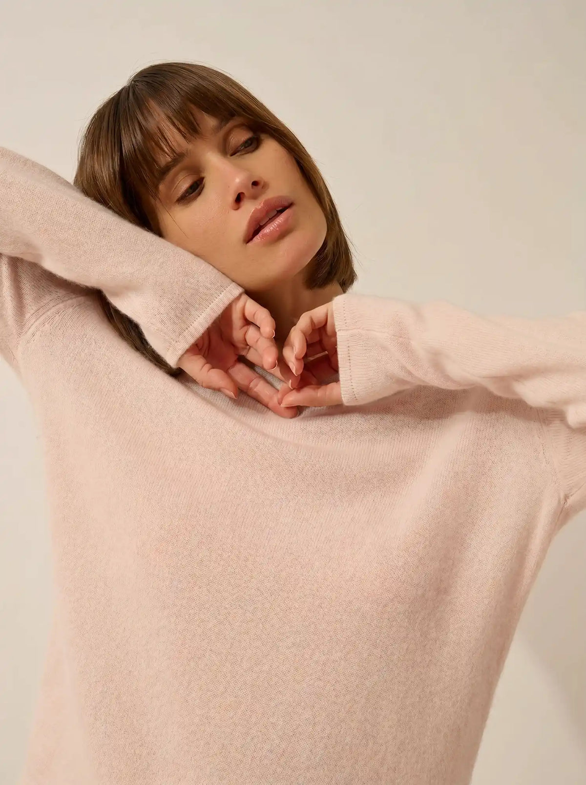 FIONA Pull Col Rond Poudre