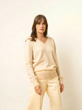 NORA Sweater V-Neck Oat