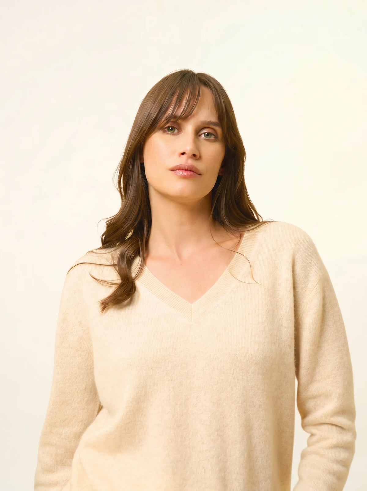 NORA Sweater V-Neck Oat