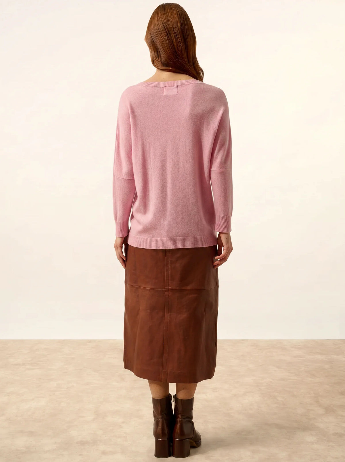 REBECCA Pullover Fledermausarm Zuckerrosa