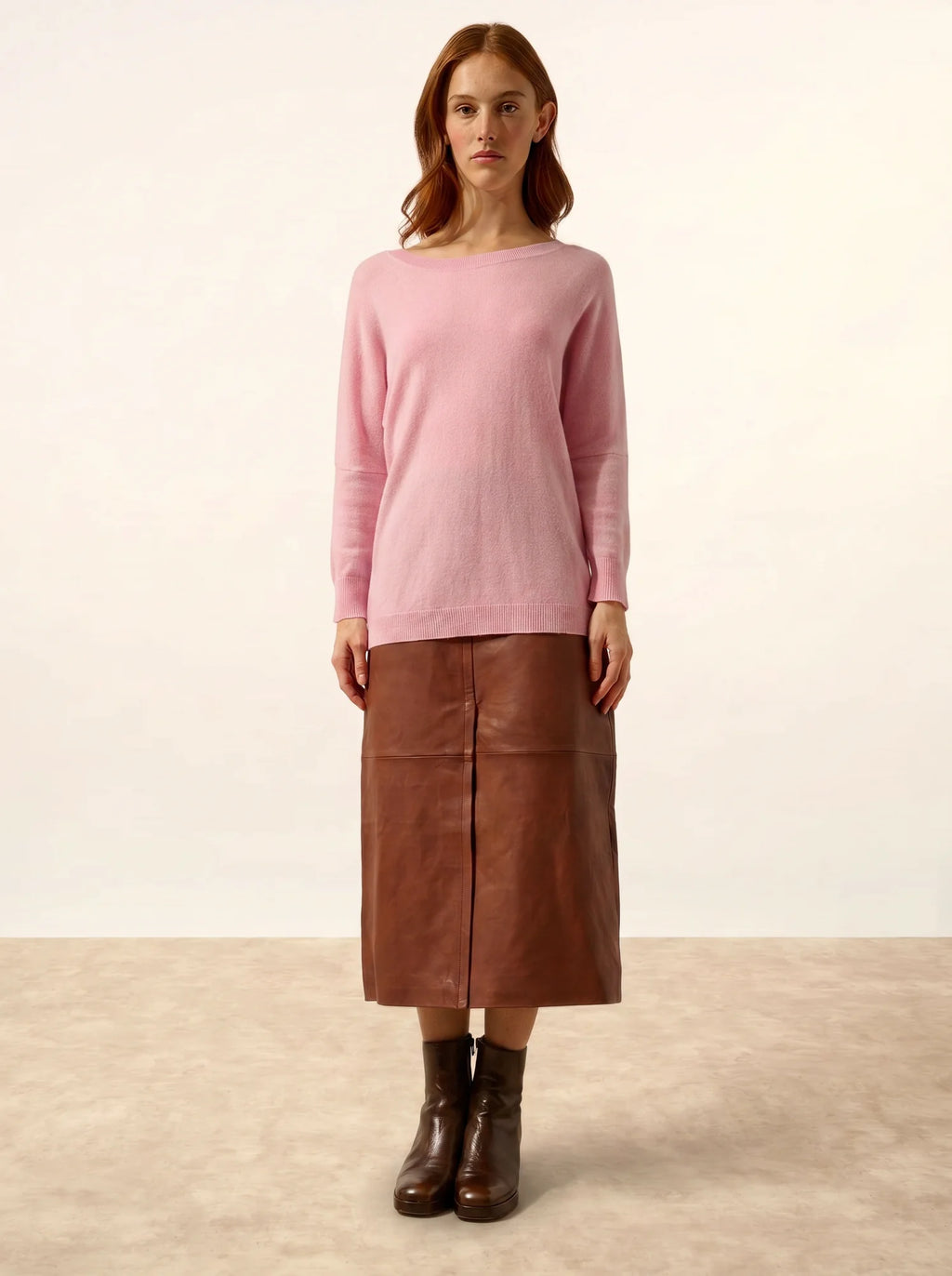 REBECCA Pullover Fledermausarm Zuckerrosa