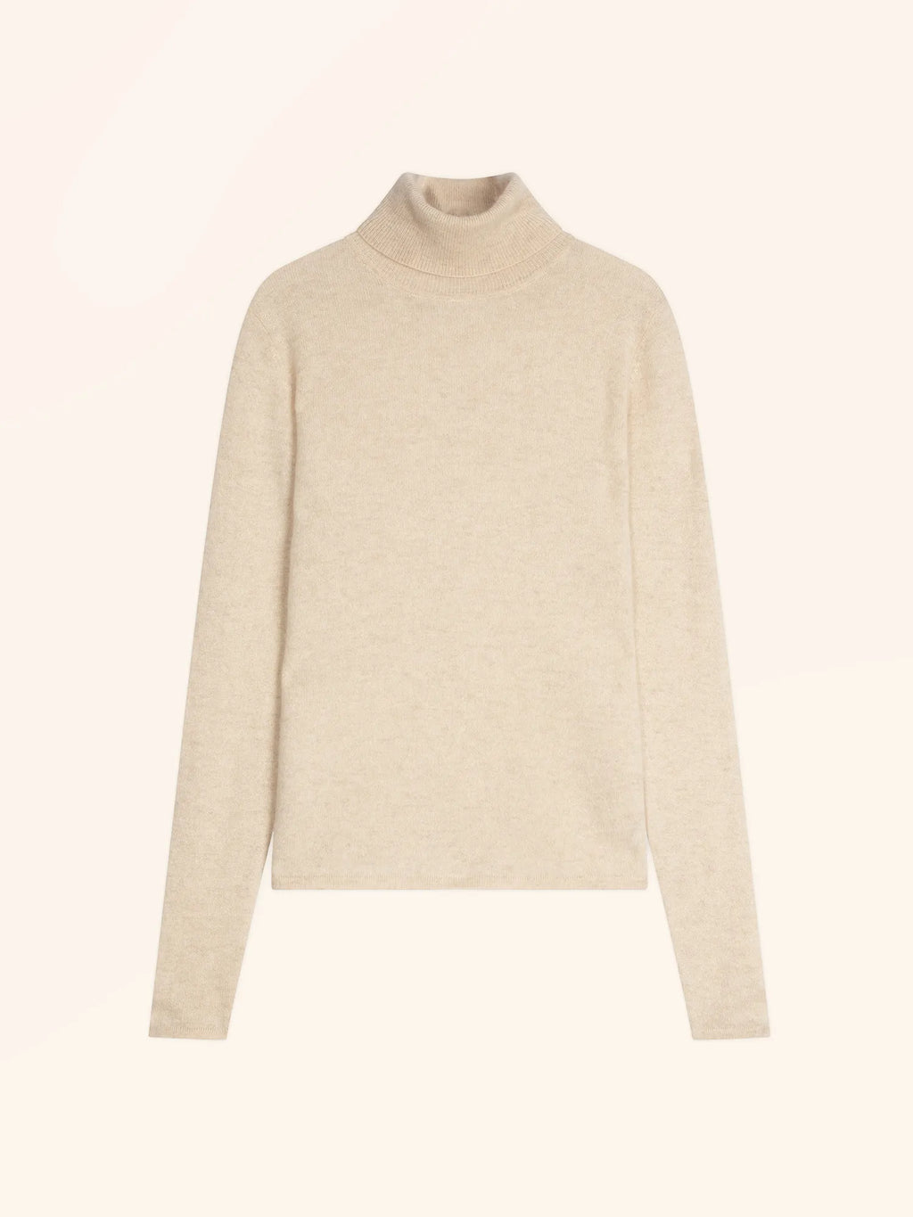 AVA Pull Col Roulé Avoine