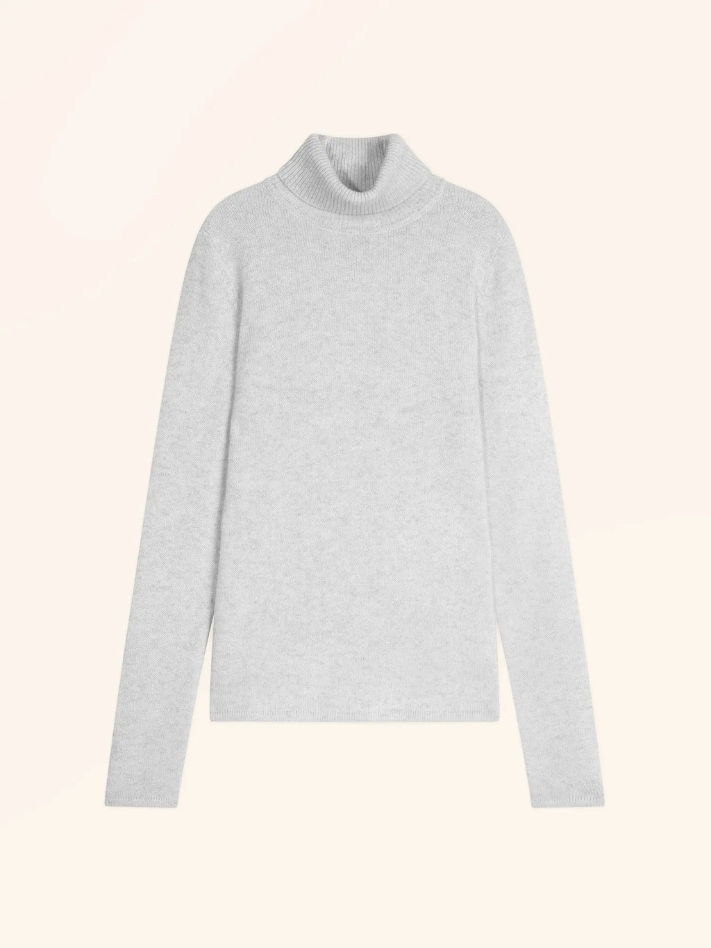 MATT Pullover Rollkragen 4-fädig Perlgrau meliert
