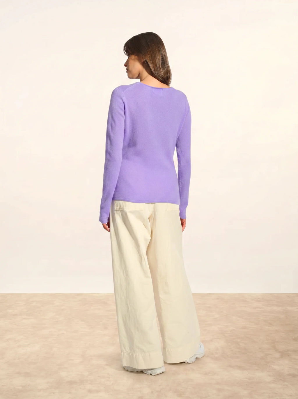 JOAN Sweater V-Neck Lavender