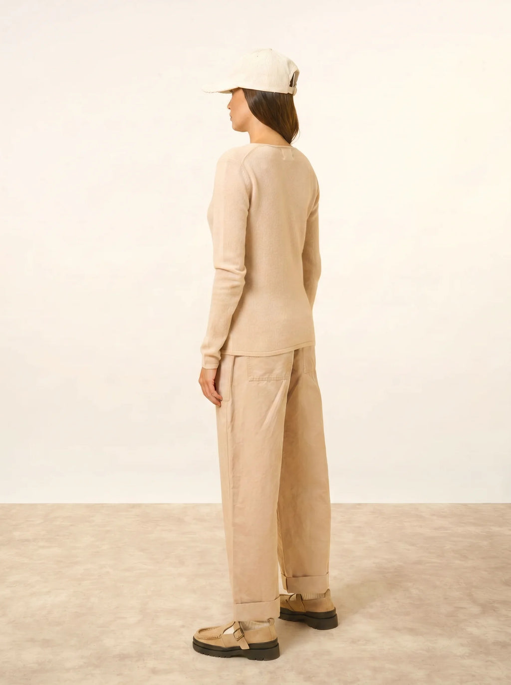 JOAN Pull Col V Nude