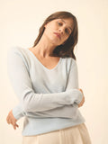 JOAN Sweater V-Neck Frost