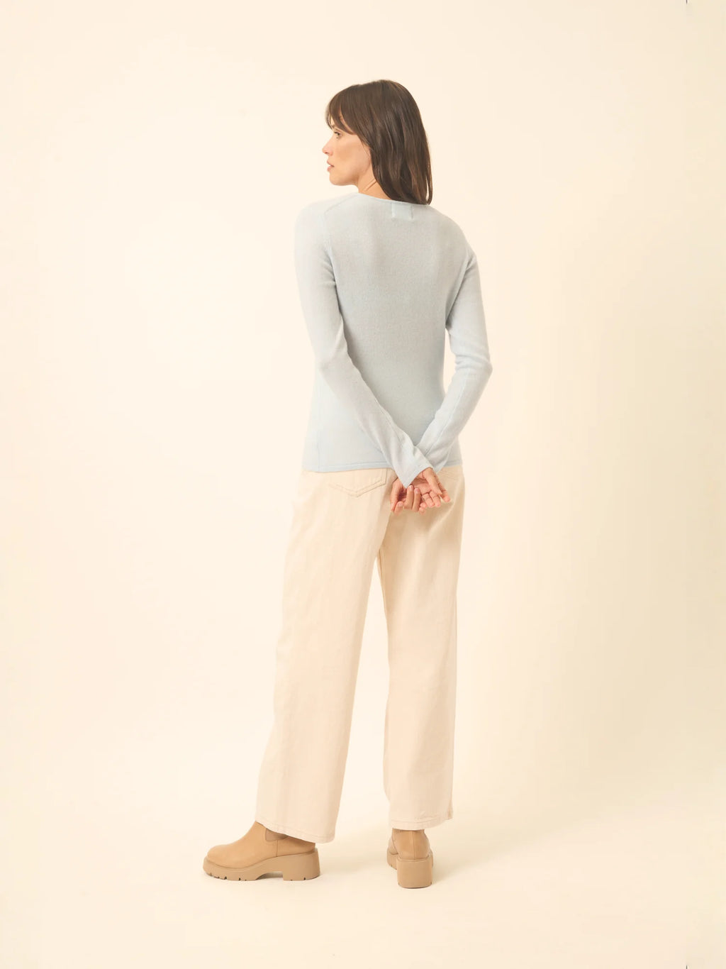 JOAN Sweater V-Neck Frost