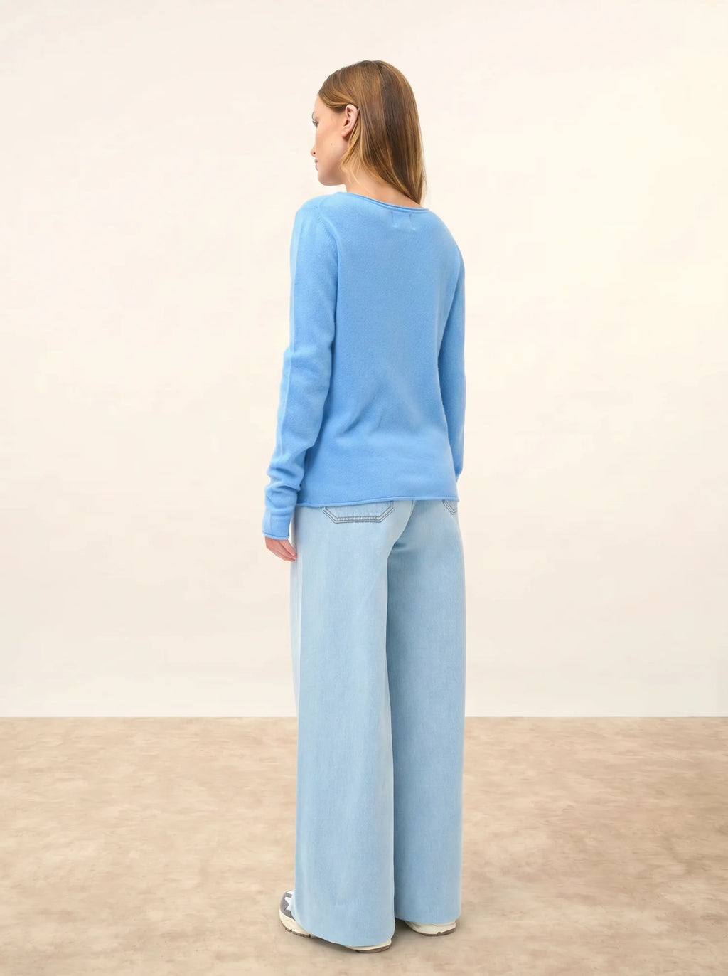 GRACE Pull Col Bateau Bleu Bébé