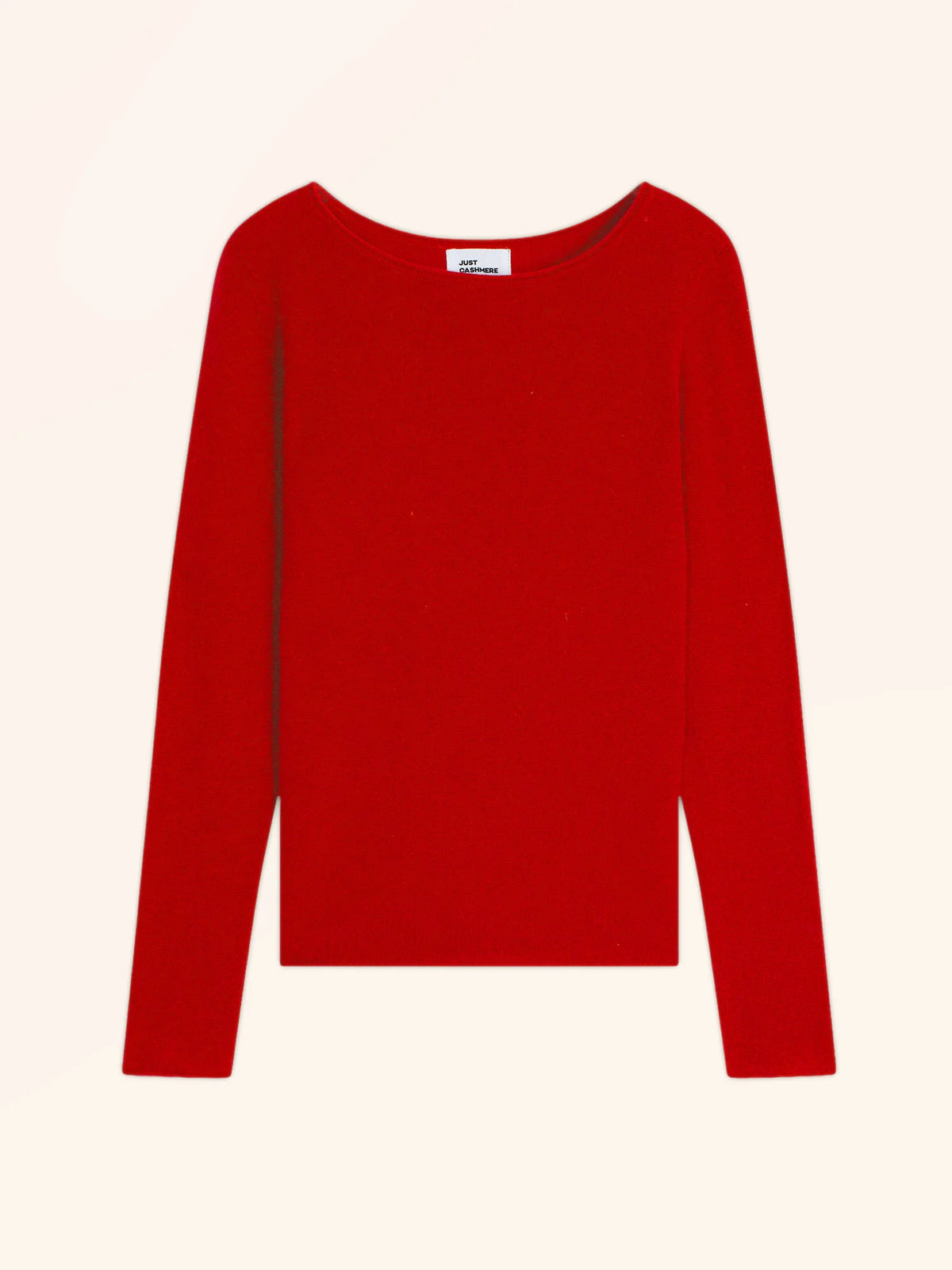 GRACE Pull Col Bateau Carmin