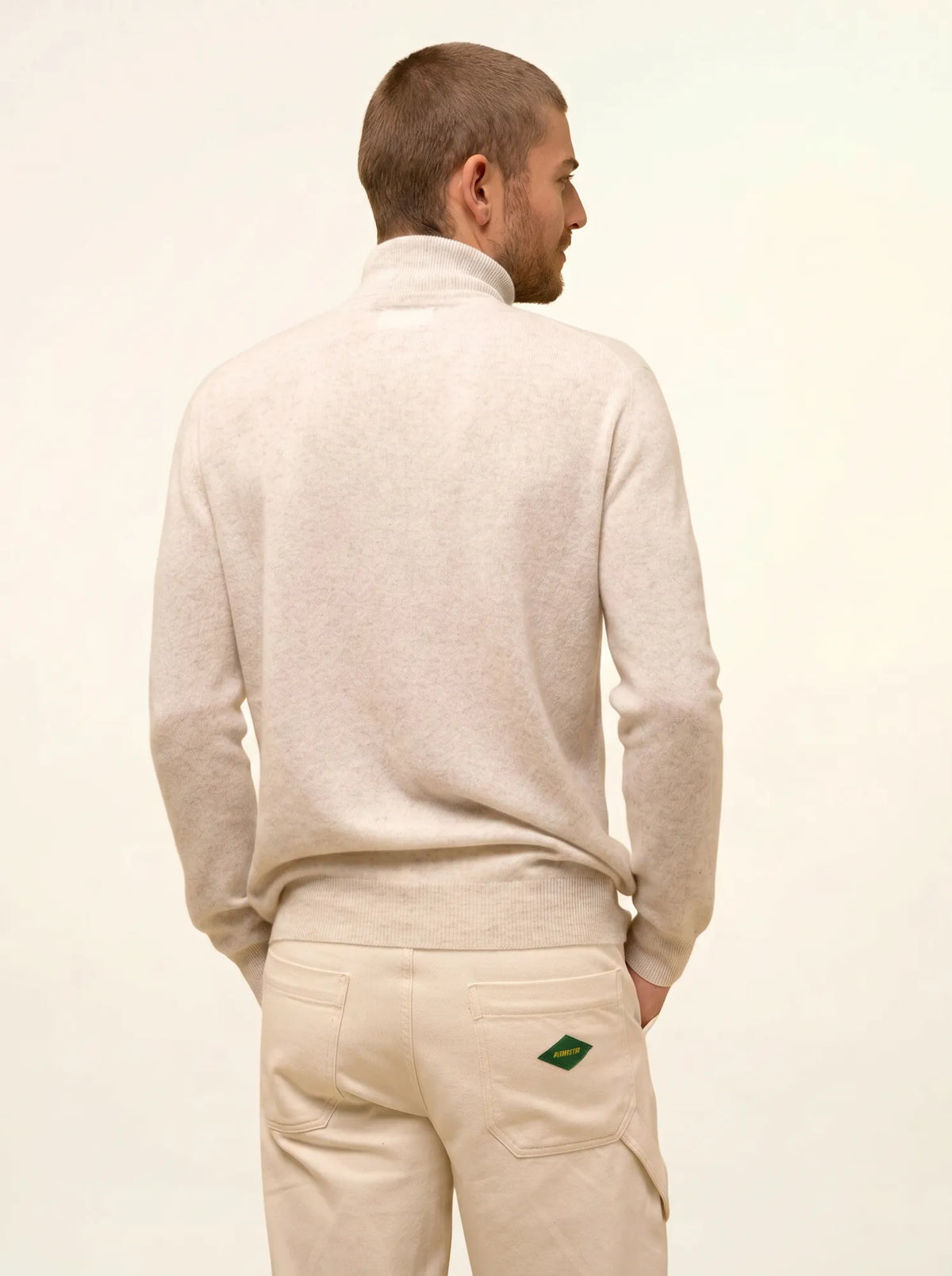 CONNOR Sweater Turtleneck Heather Pearl Grey