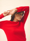 JANE Sweater Crew Neck Carmine