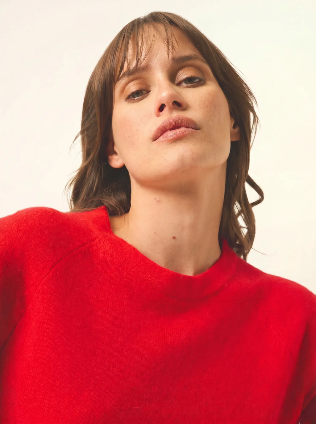 JANE Sweater Crew Neck Carmine