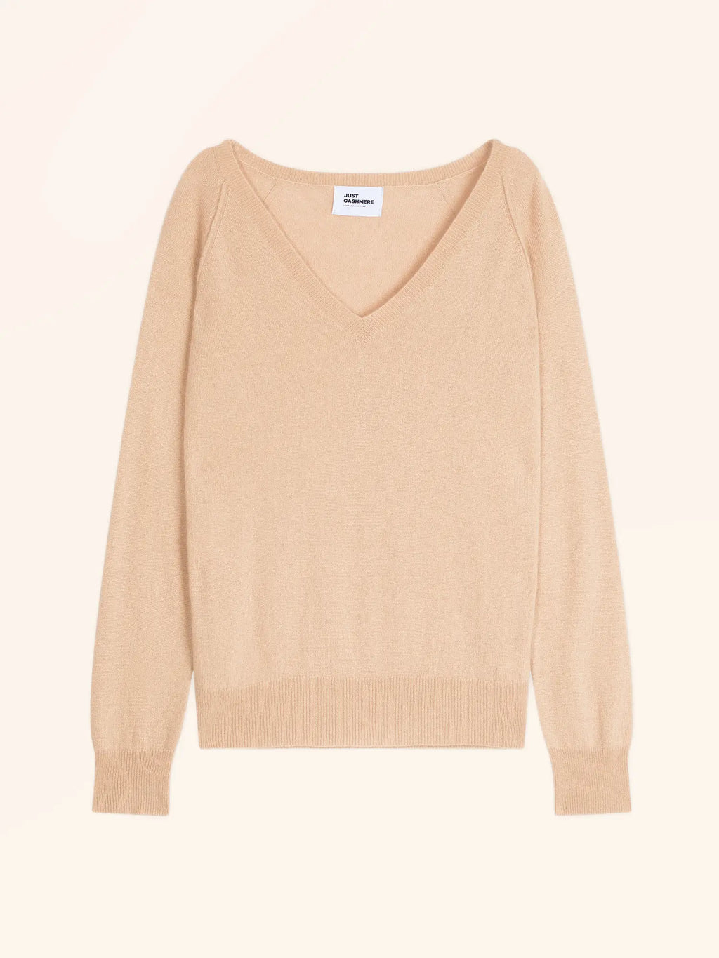 PHOEBE Pull Col V Beige
