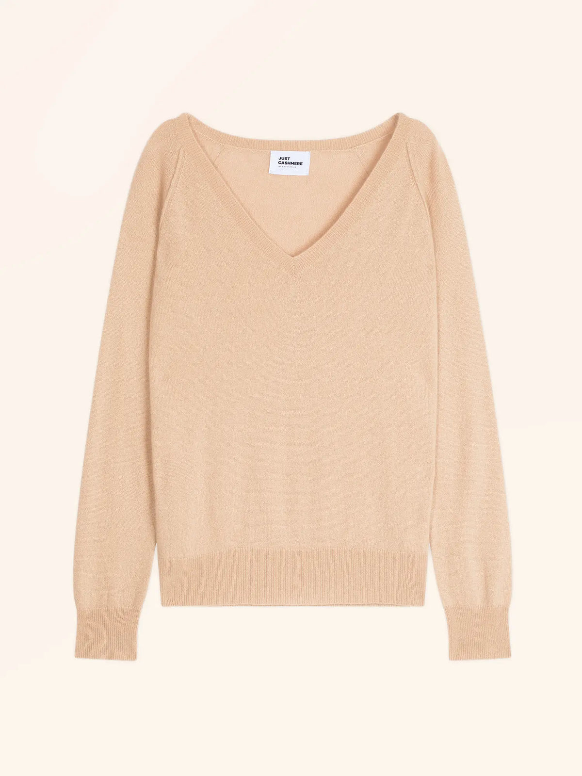 PHOEBE Pull Col V Beige