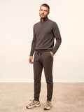 BRADLEY Pull Camionneur Taupe Chiné