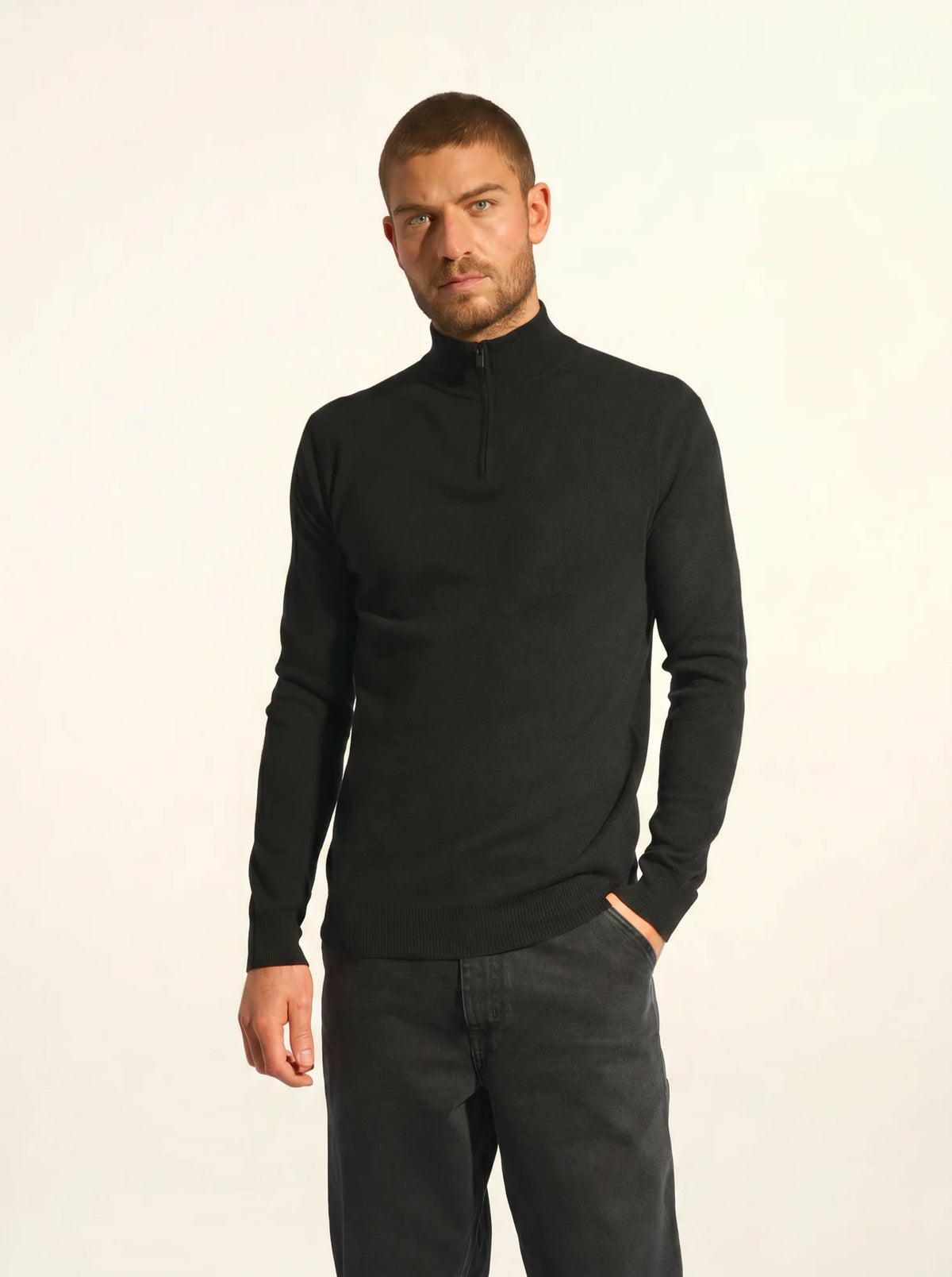 BRADLEY Pull Camionneur Noir