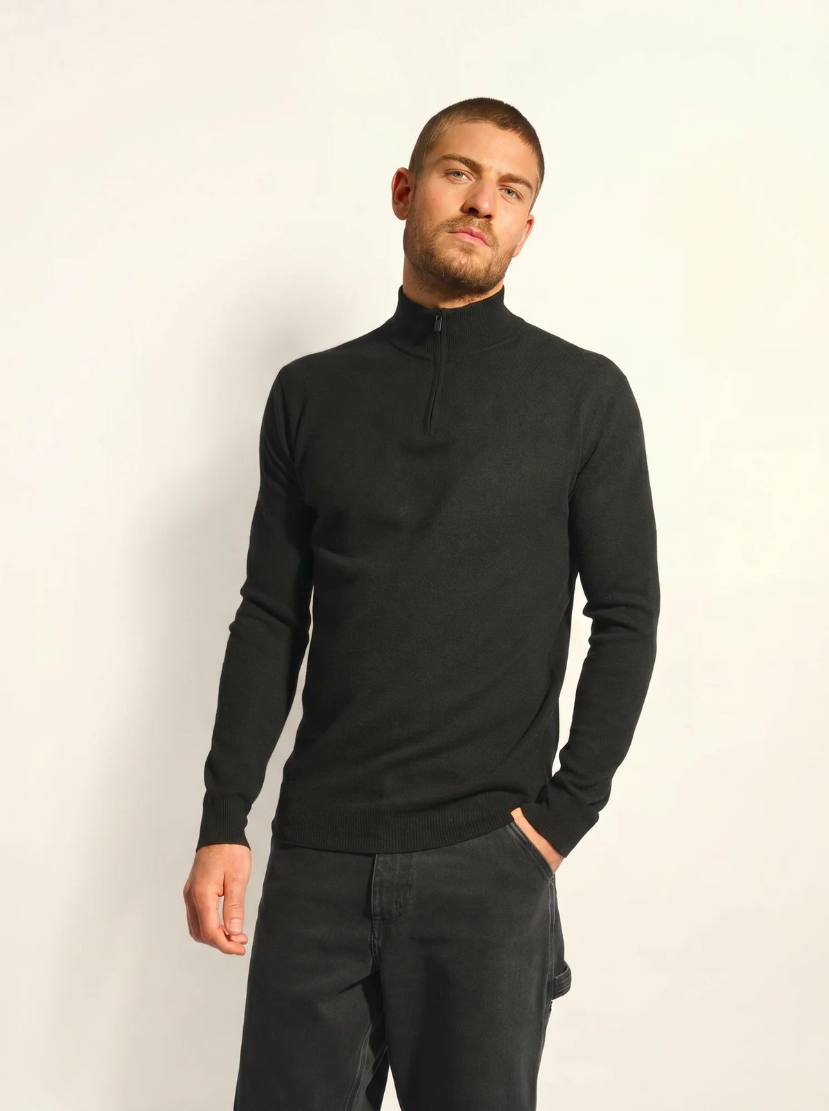 BRADLEY Pull Camionneur Noir