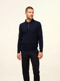 DOUGLAS Polo Manches Longues Bleu Marine