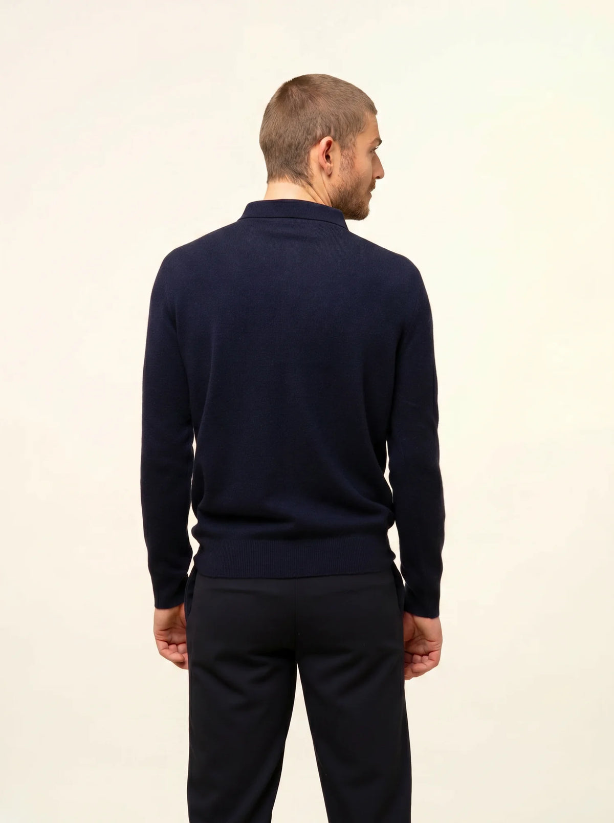 DOUGLAS Polo Manches Longues Bleu Marine
