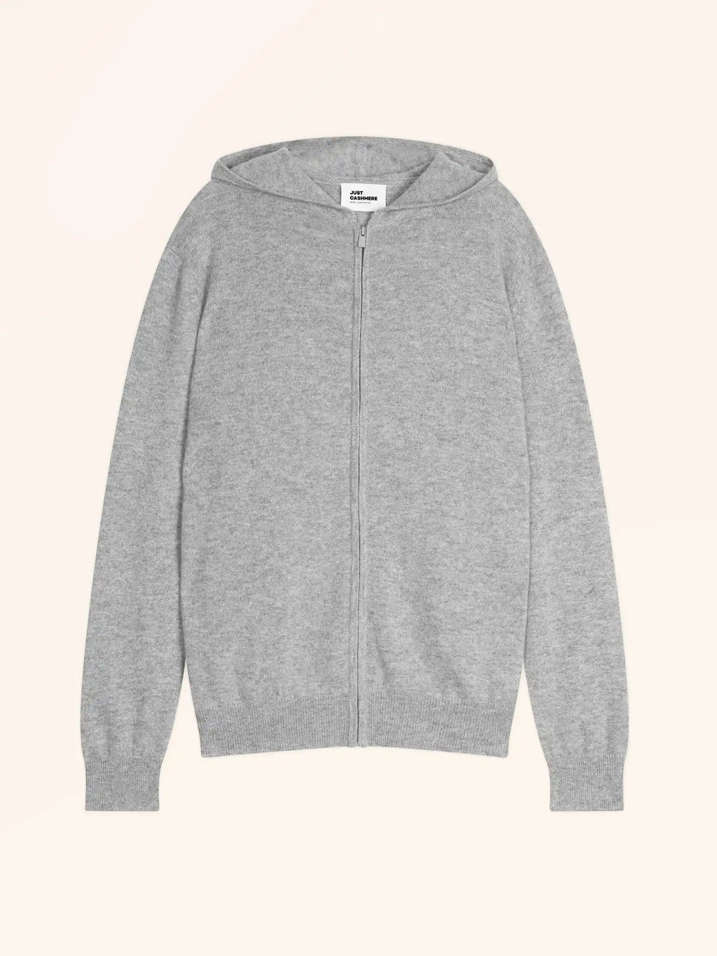 ELLIOT Gilet Zippé Capuche Nuage Chiné