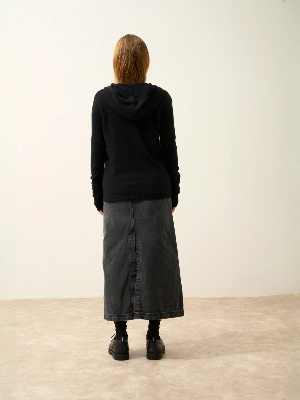 DEBBIE Gilet Zippé Capuche Noir