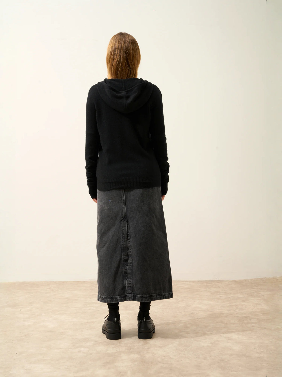 DEBBIE Gilet Zippé Capuche Noir