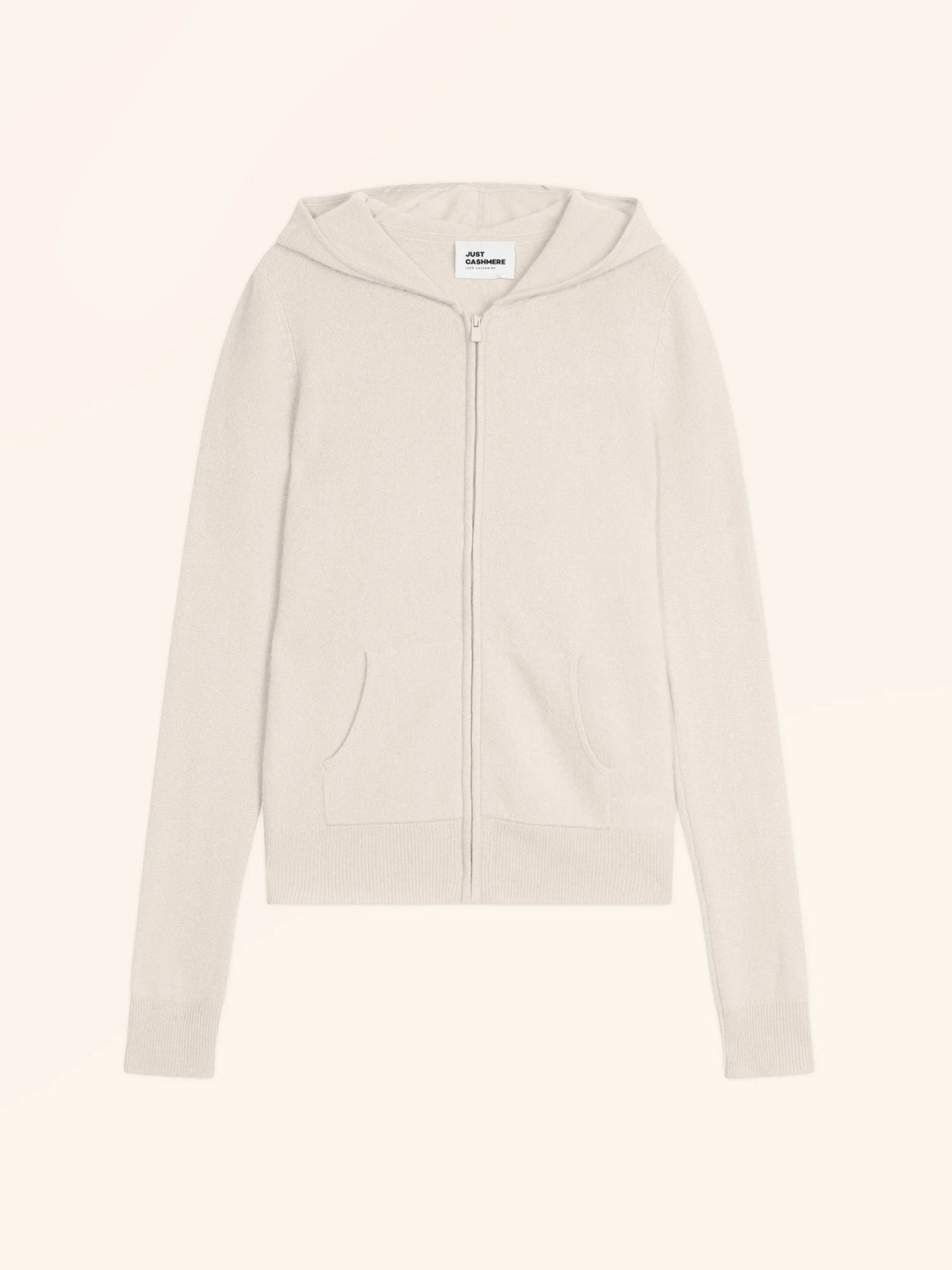 DEBBIE Gilet Zippé Capuche Ivoire