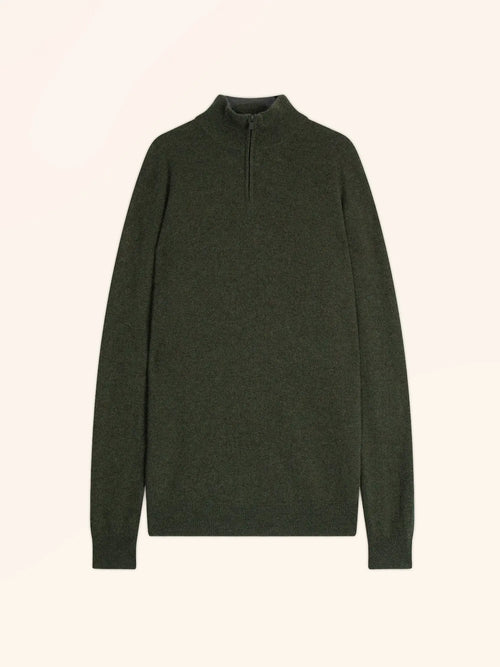 BRADLEY Pull Camionneur Kaki Chiné