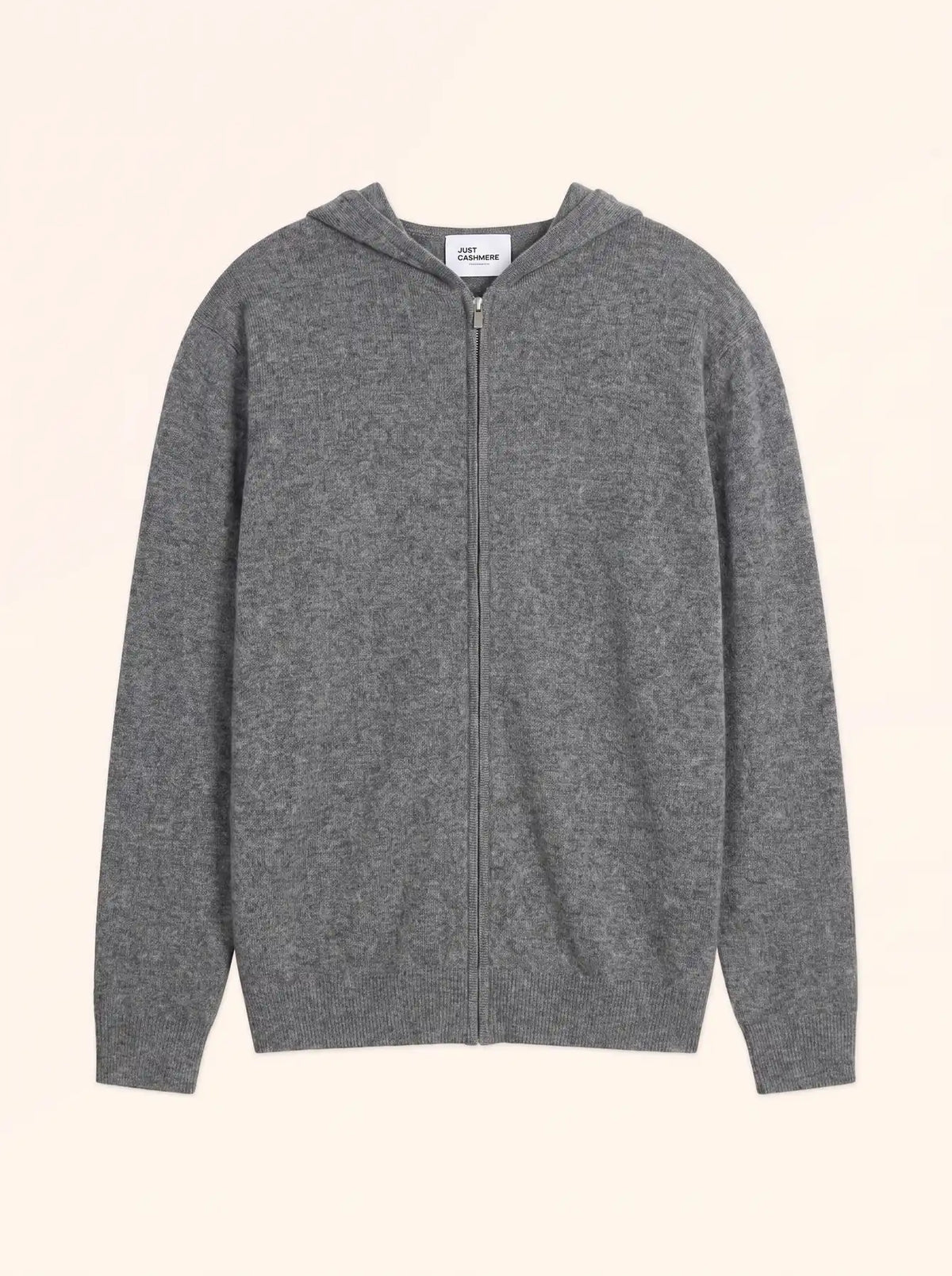 ELLIOT Gilet Zippé Capuche Flanelle Chiné