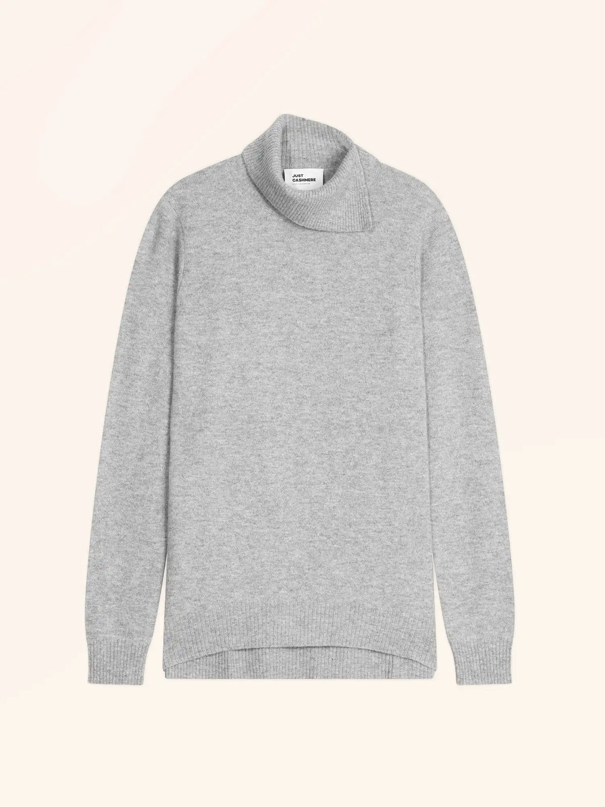 DUNDEE Pull Col Roulé Boutonné Nuage Chiné