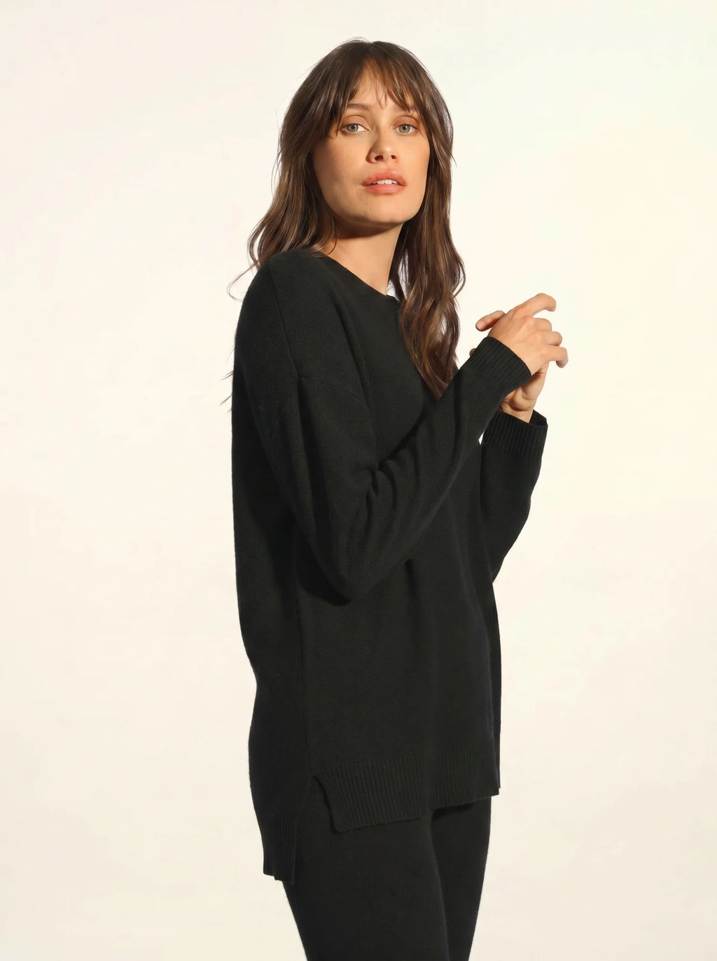 JOSPE Pullover Rundhalsausschnitt Schwarz