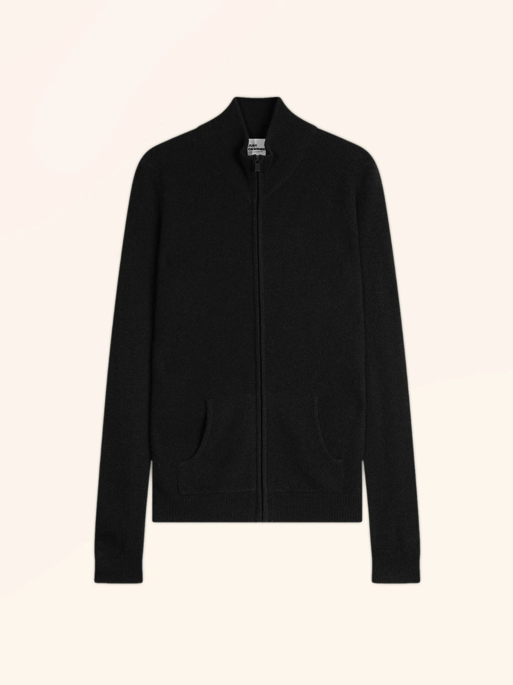 AYR Gilet Zippé Col Montant Noir