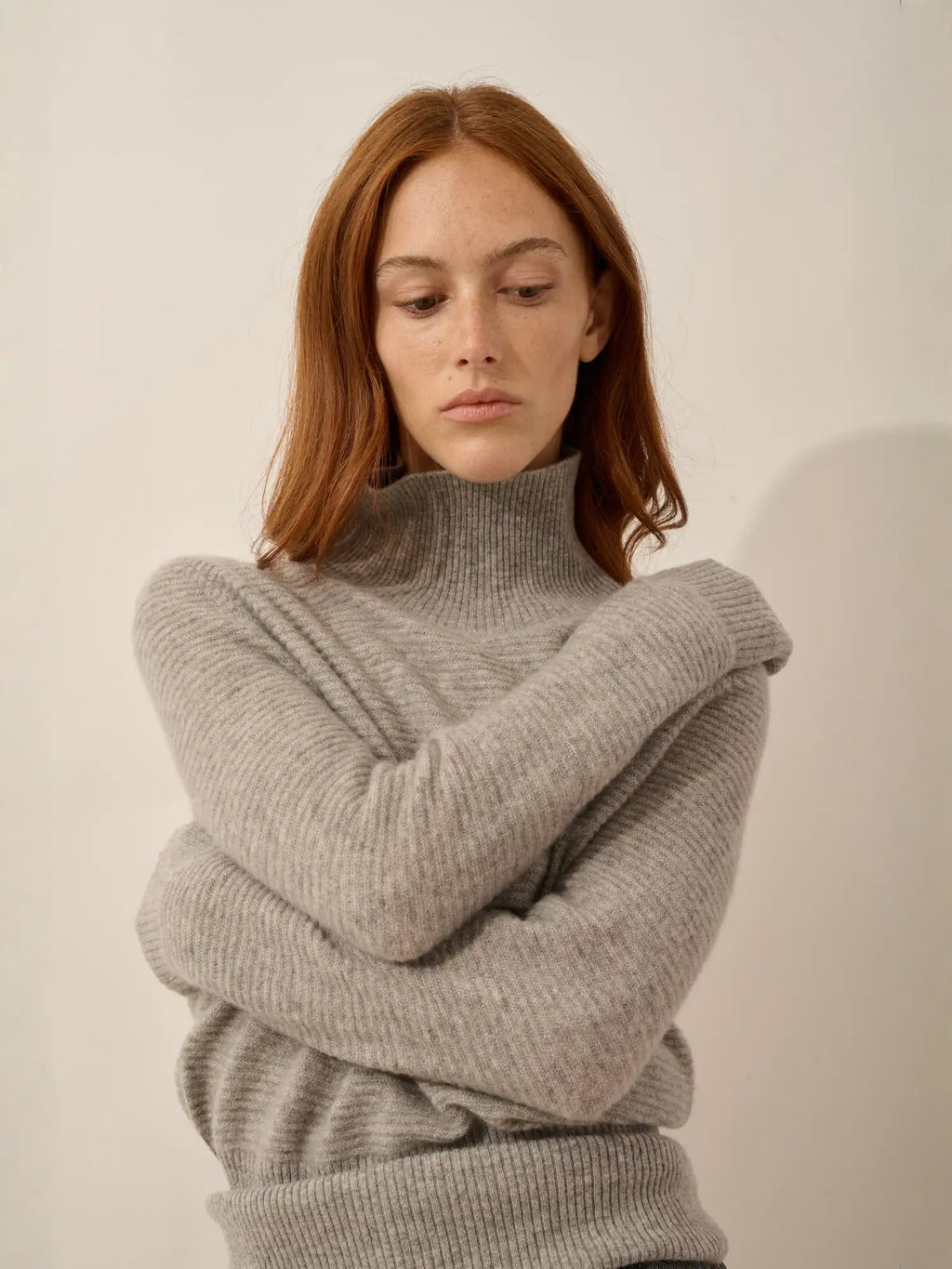 UDNY Sweater Turtleneck Heather Cloud