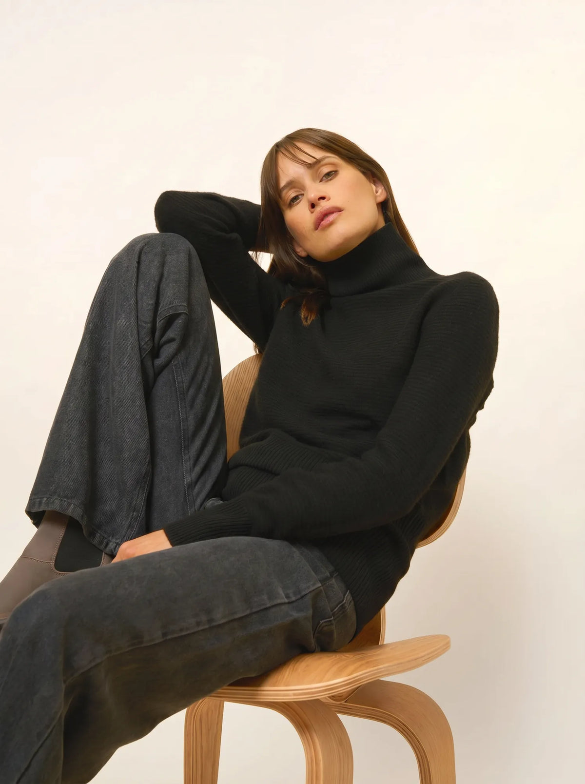 UDNY Sweater Turtleneck Black