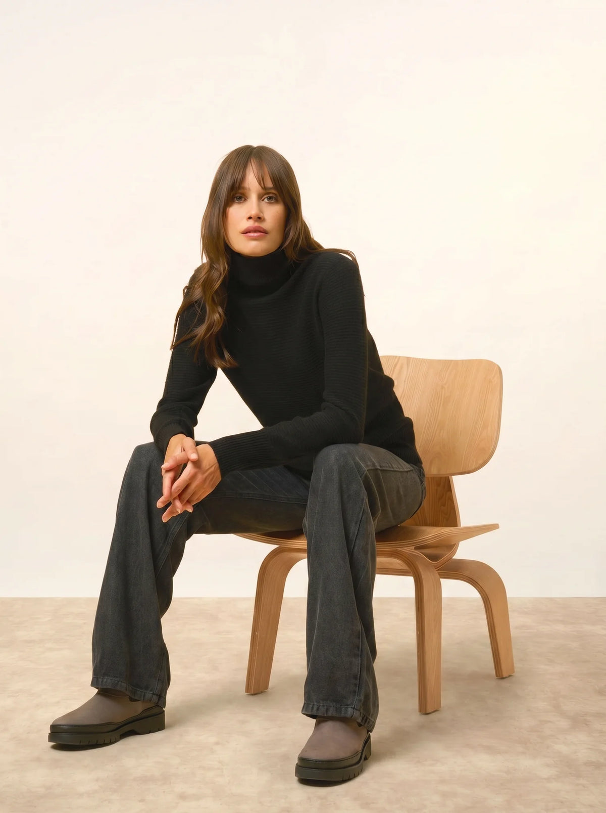 UDNY Sweater Turtleneck Black