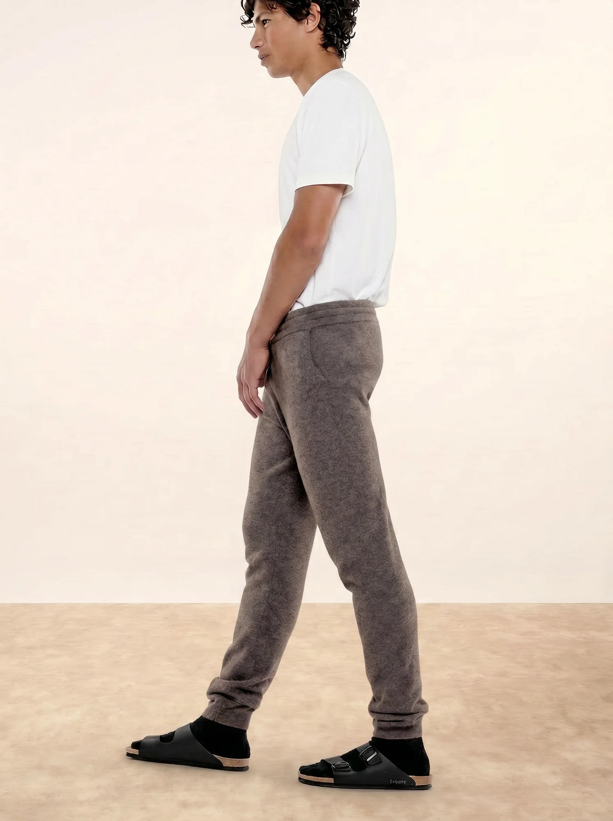 GARETH Jogging Taupe Chiné