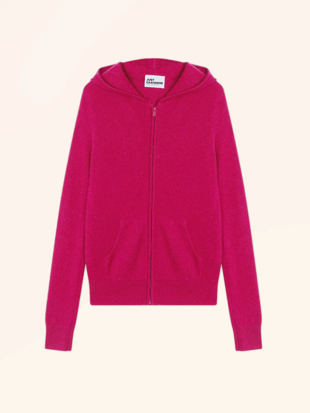 DEBBIE Gilet Zippé Capuche Fuchsia