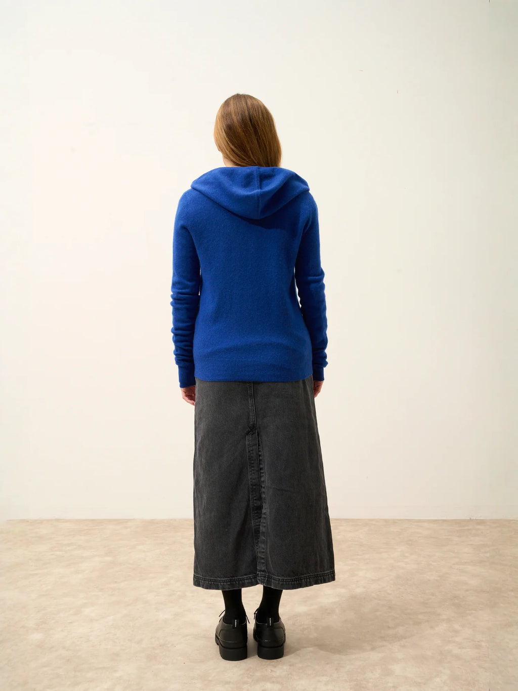 DEBBIE Gilet Zippé Capuche Outremer