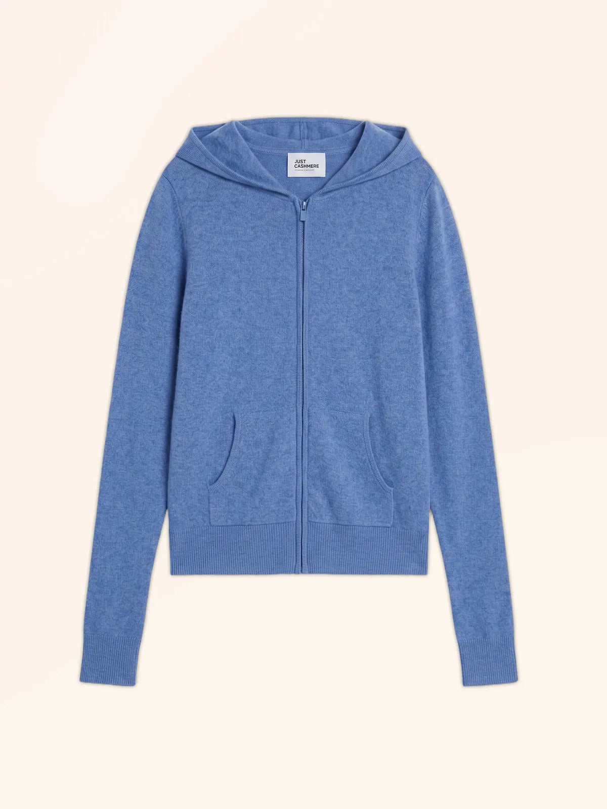 DEBBIE Gilet Zippé Capuche Ciel