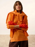 YANN Gants 4 Fils Orange