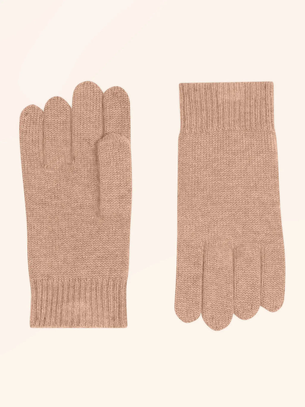 YANN gants 4 fils camel chiné