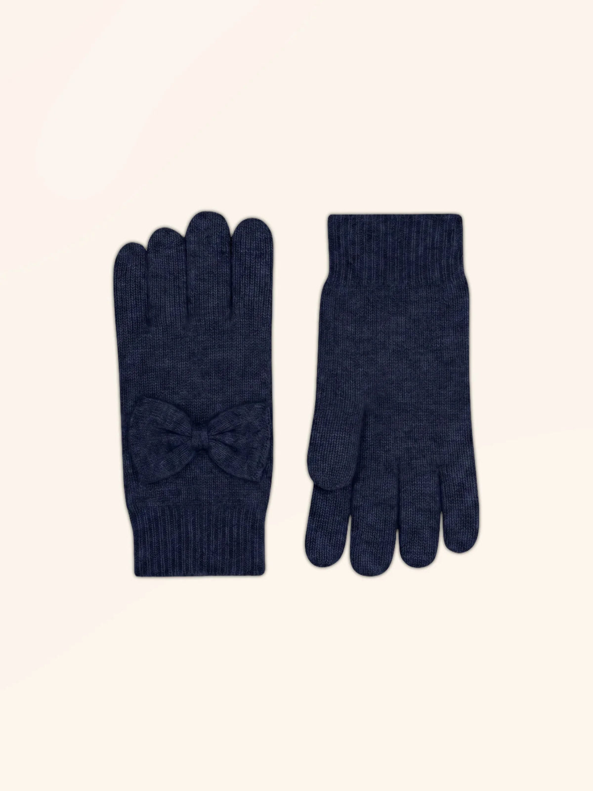 LUCY Gants 4 Fils Bleu Marine