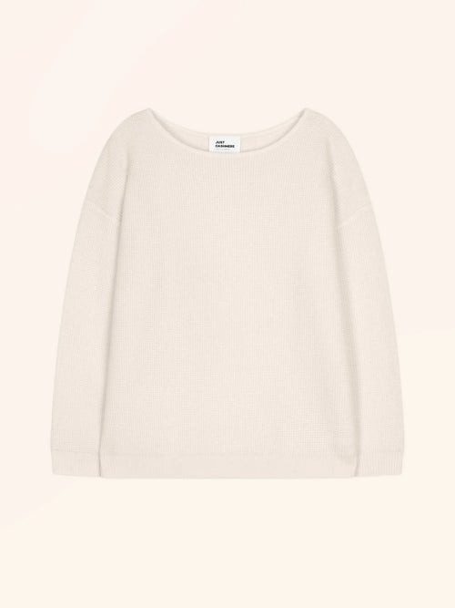 ARIANA Sweater Boat Neck Snow