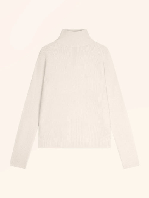 ALYSSA Sweater Mock Neck Snow