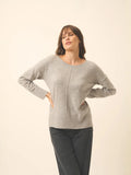 TESS Sweater Crew Neck Heather Cloud