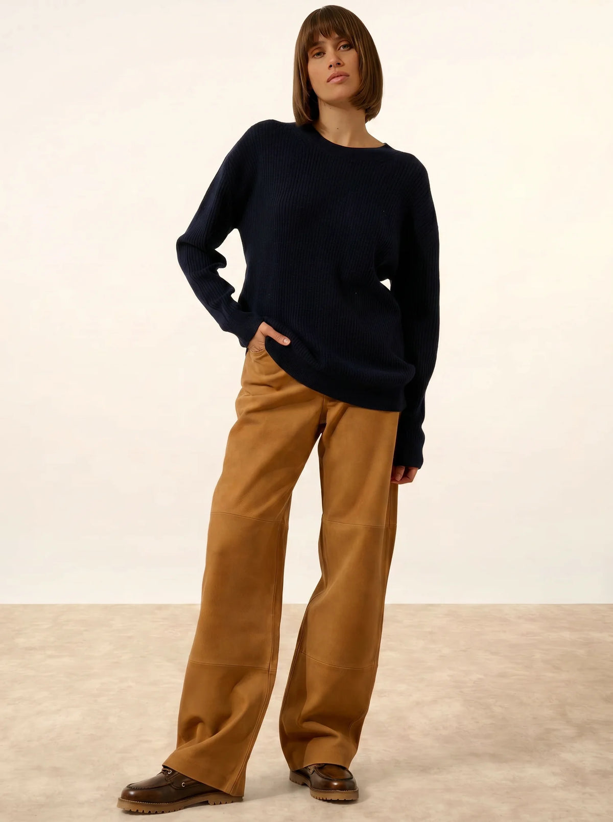 CHARLINE Sweater Crew Neck Navy