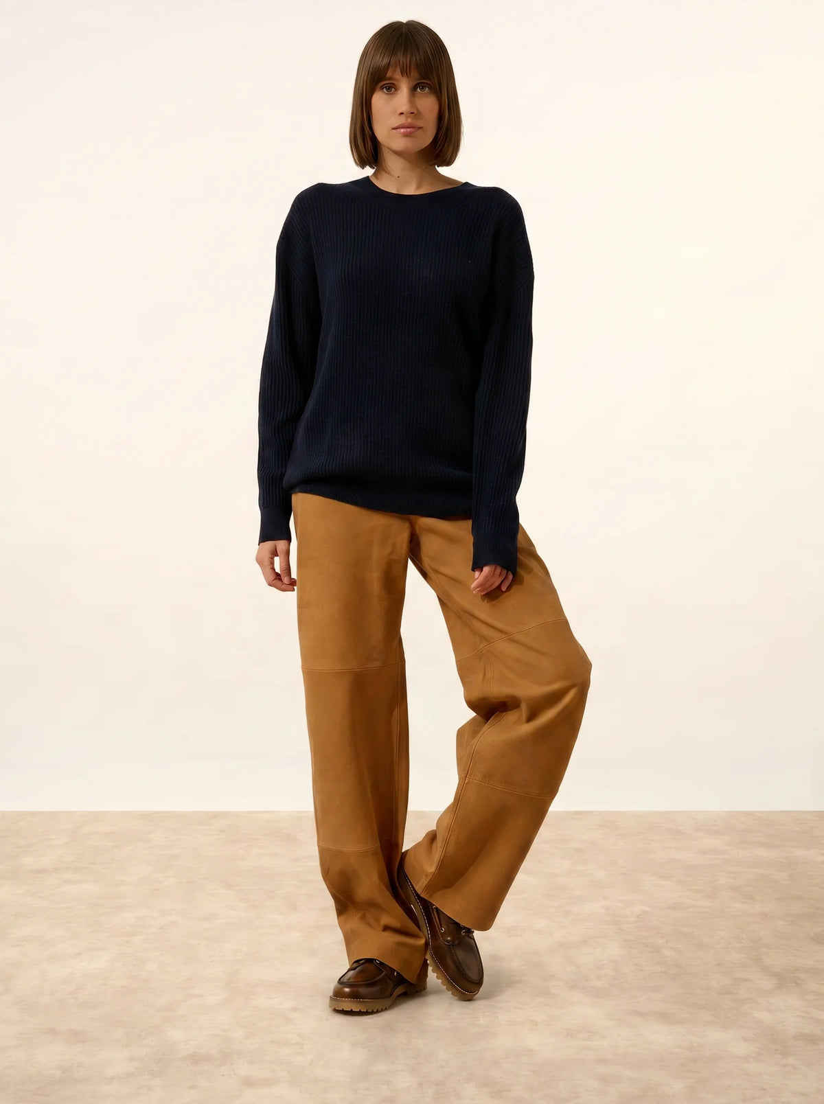 CHARLINE Sweater Crew Neck Navy