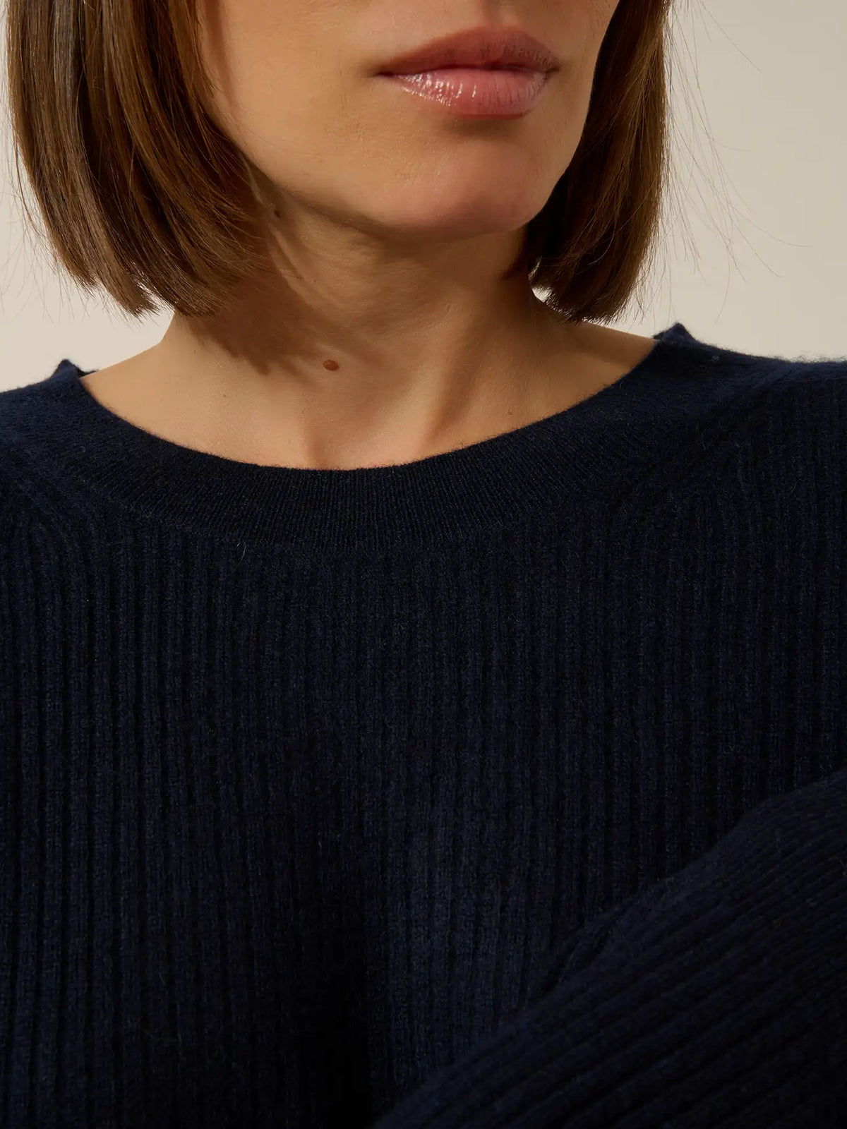CHARLINE Sweater Crew Neck Navy