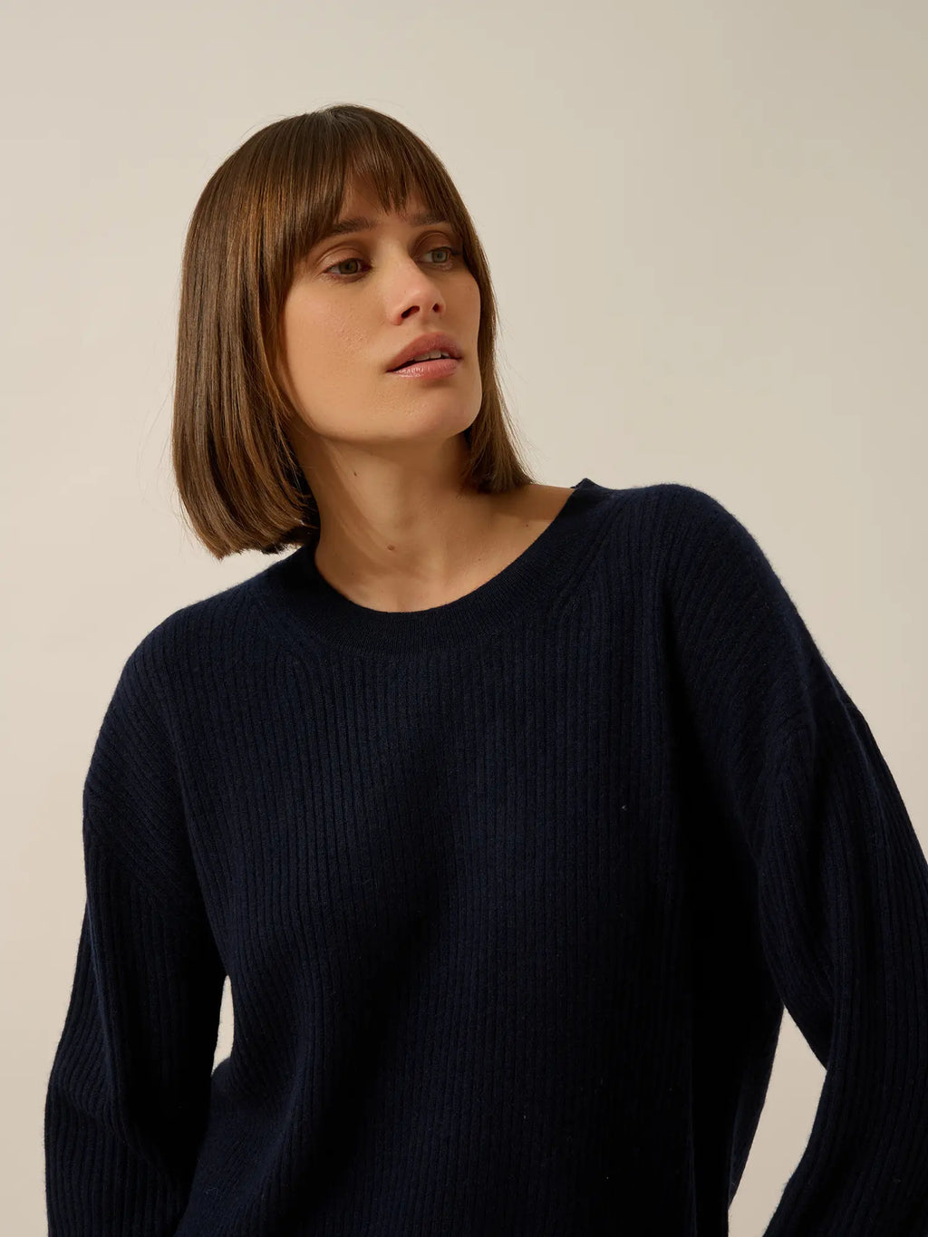 CHARLINE Sweater Crew Neck Navy